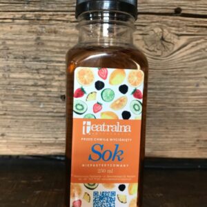 Sok jabłkowy świeżo wyciśnięty