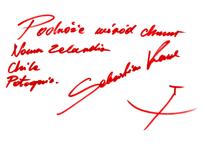 Autograf Sebastiana Kawy dla Teatralnej