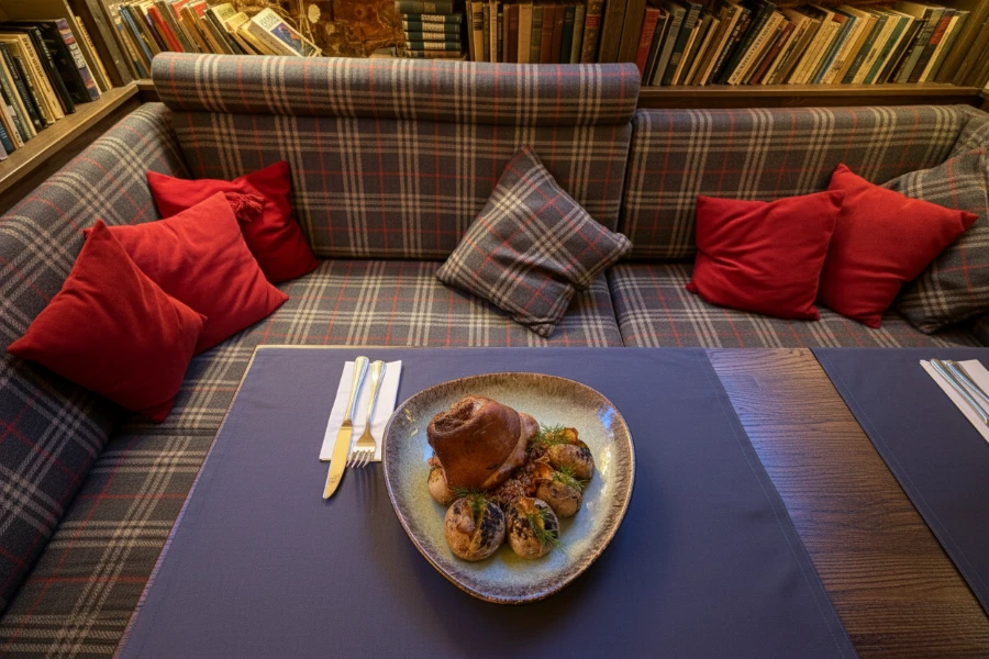 Golonka w restauracji Teatralna w Radomiu widok z góry